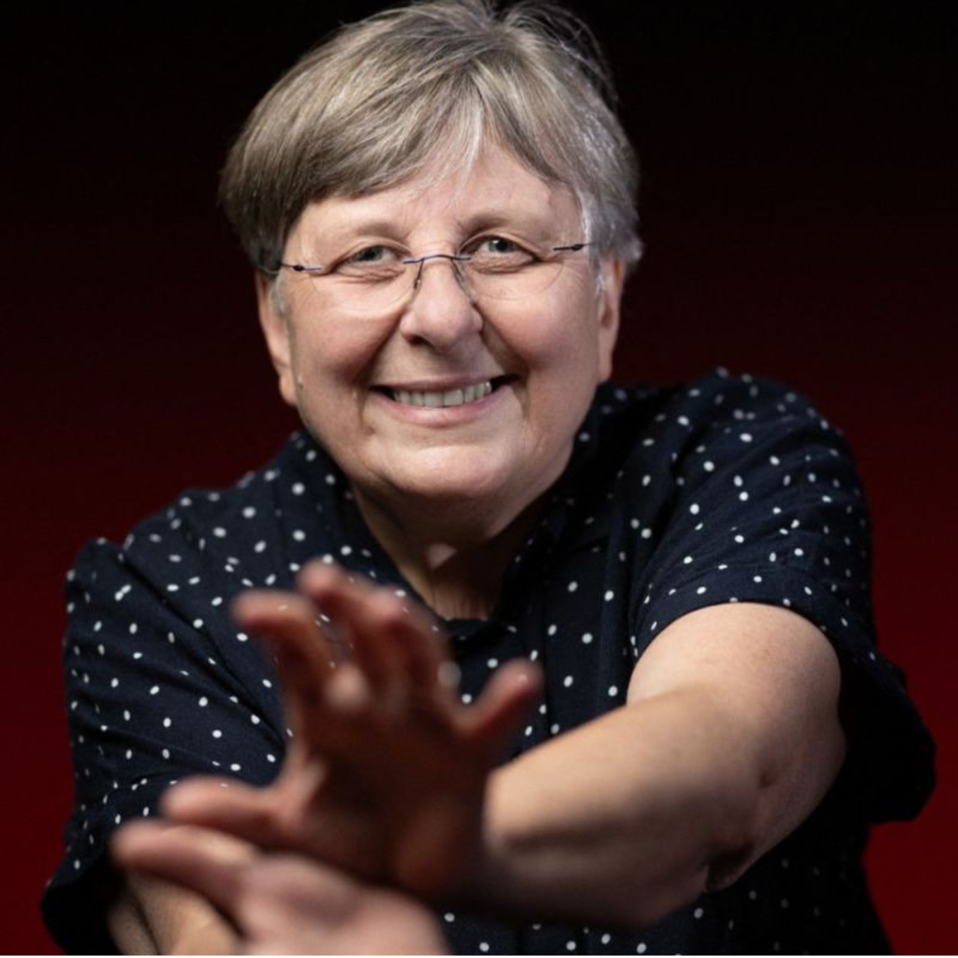 Brigitte LECORDIER at a book signing