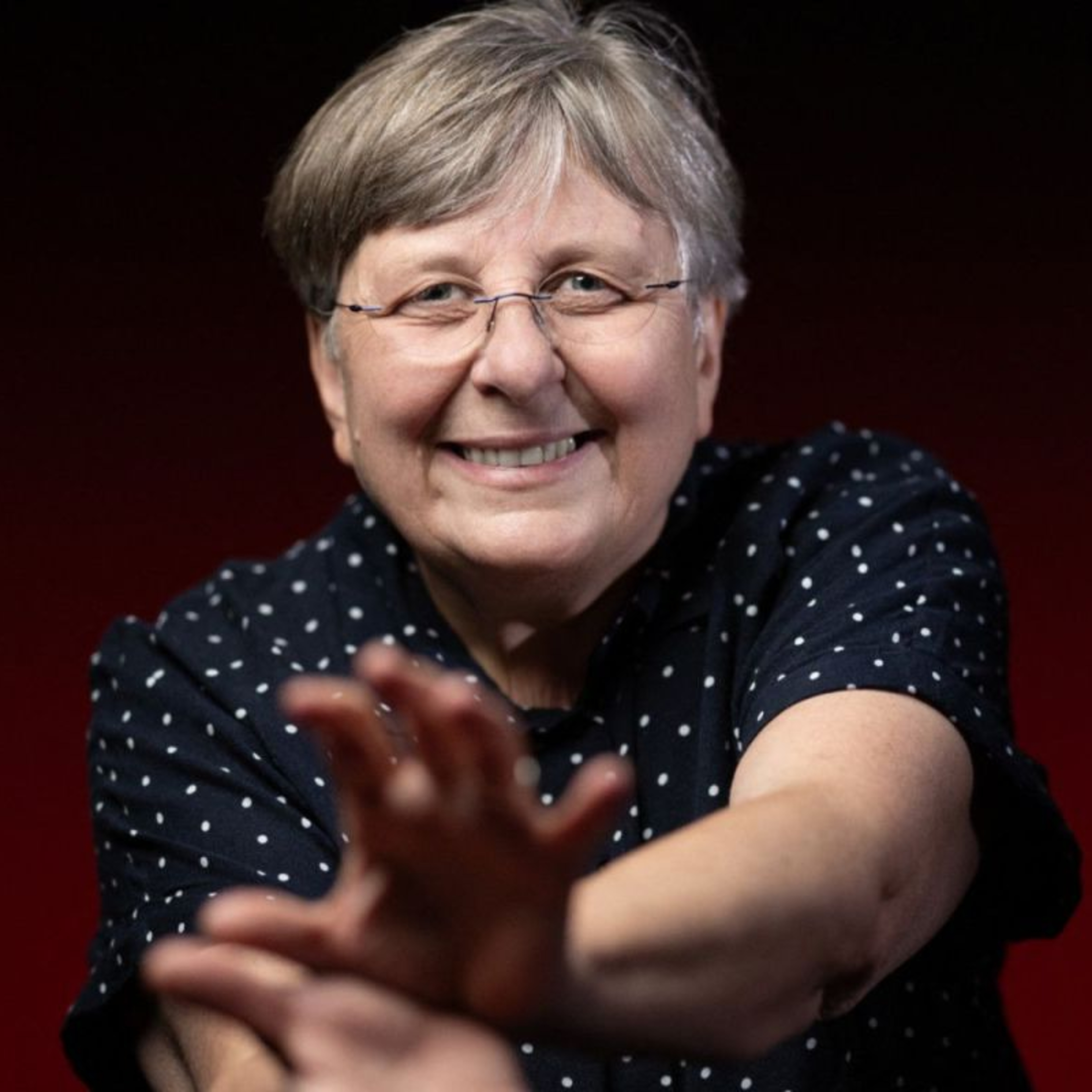 Brigitte LECORDIER at a book signing