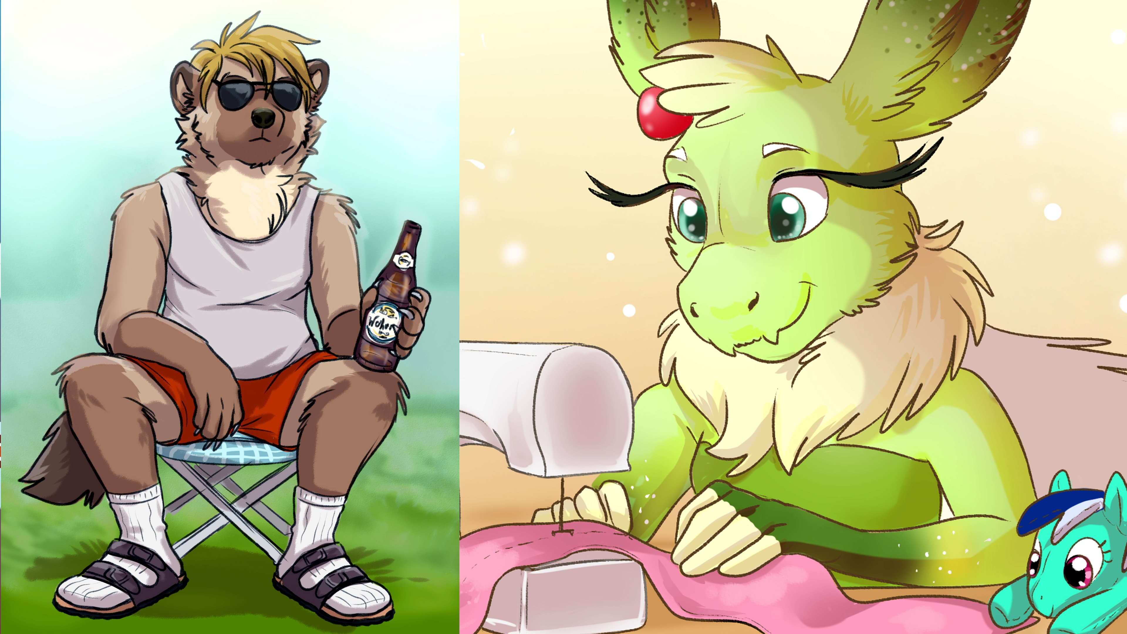 CUTE HOOVES AND PAWS